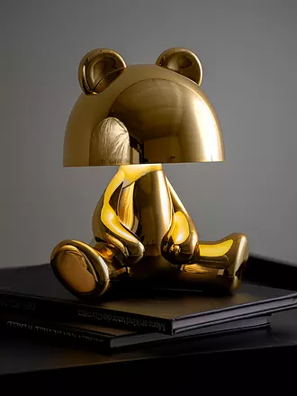 LEITMOTIV | LED Tischlampe BEAR Bluetooth Gold Plated | 